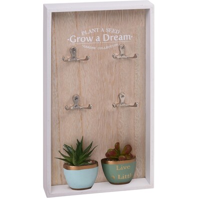 Skříňka na klíče Grow a Dream, 40 x 20 cm