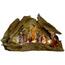 Scenă de Betleem cu lumină LED, polystone, 49 x 28 x 16 cm
