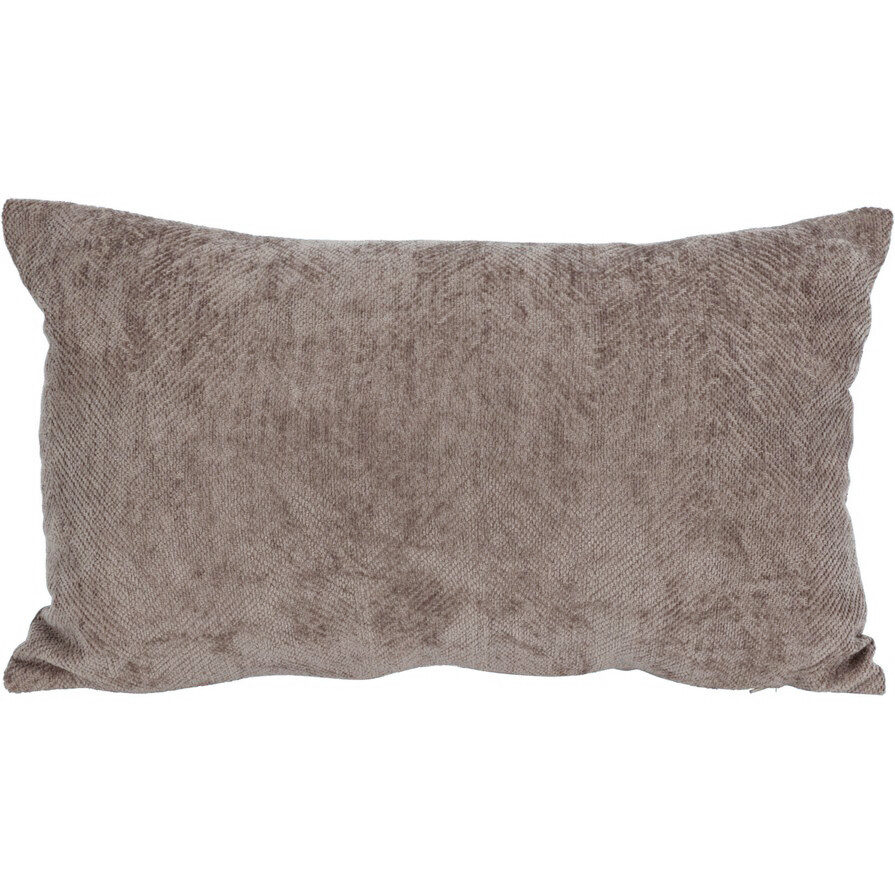 Polštářek Chenille Greige, 30 x 50 cm