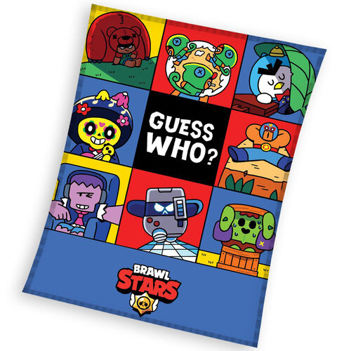 Brawl Stars Találd ki kicsoda gyerek pléd, 110 x 140 cm akciós termékkép 1