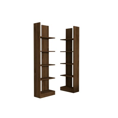 Ikiz Walnut könyvespolc