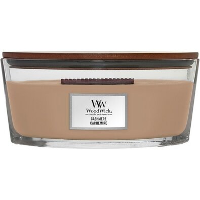 WoodWick Vonná sviečka loď Cashmere, 453 g