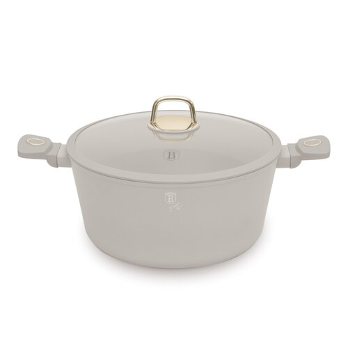 BerlingerHaus Cratiță cu suprafață din titan și capac Sahara 30 cm