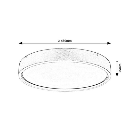 Rabalux 71289 moderní stropní LED svítidlo Dewson