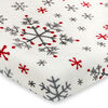 4Home Mikroflanell-Bettlaken Snowflakes