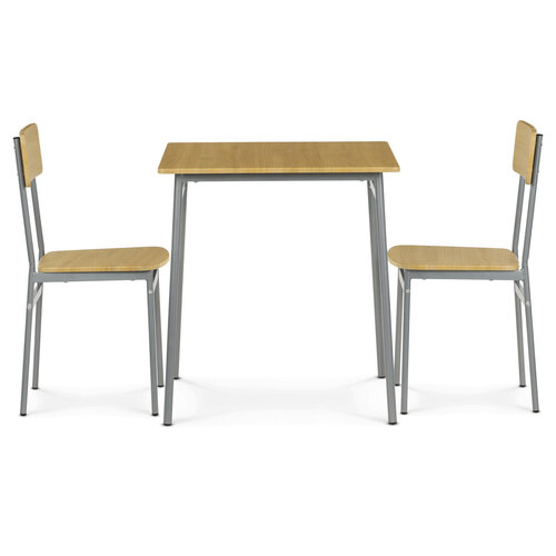 Jídelní set pro 2 osoby CORE Wild Oak, šedá konstrukce