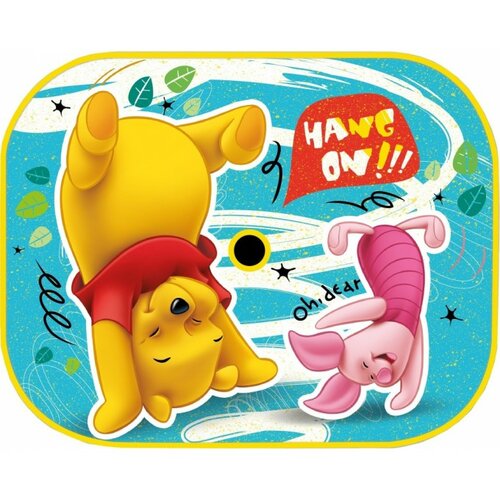 Sončna senčnik za stransko okno Medvedek Pú, 2 kos