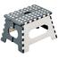 Taburet pliabil Kesper 70533, alb/gri, 35 x 22 x27 cm