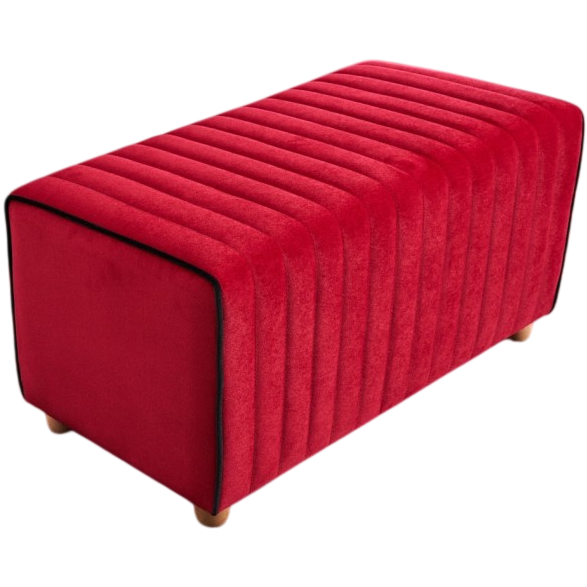 Taboret Mabel Pouf Czerwony