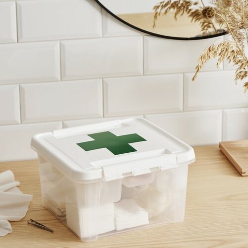 SmartStore Lekarna Deco, 8 l, bela