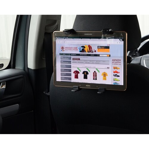 Compass Nosilec za tablico na naslon za glavo, črn