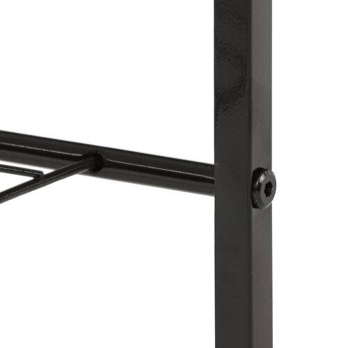 Półka na buty z 2 półkami, stare drewno