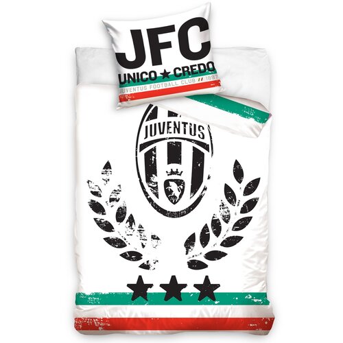Pościel bawełniana FC Juventus Vi ttoria, 140 x 200 cm, 70 x 80 cm