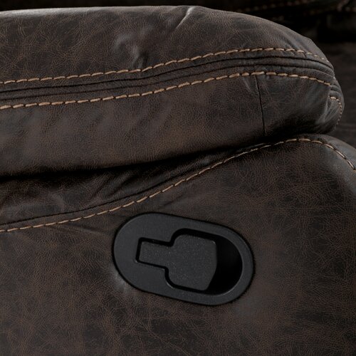 Fotel rozkładany 4092 COF3, vintage, ciemny brąz