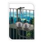 Masă de balcon pliabilă 60 x 40 cm, antracit