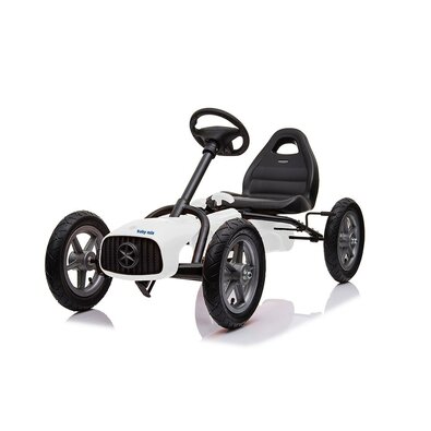 Baby Mix Gyerek pedálos gokart Go-kart Buggy,fehér