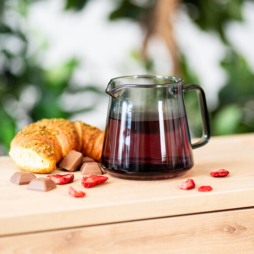 4Home Steklena steklenica za mleko HazeHot&amp;Cool 550 ml, 1 kos