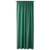 Restilo Závěs Oxford Pleat tmavě zelená, 140 x 250 cm