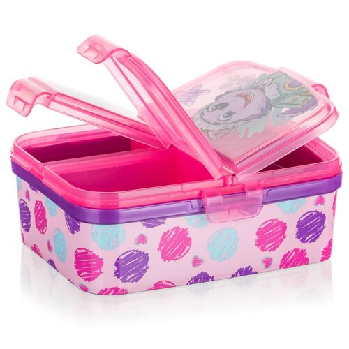 Vetro-plus Box snackdoboz, osztott PATROLA Girl17,5 x 13 cm