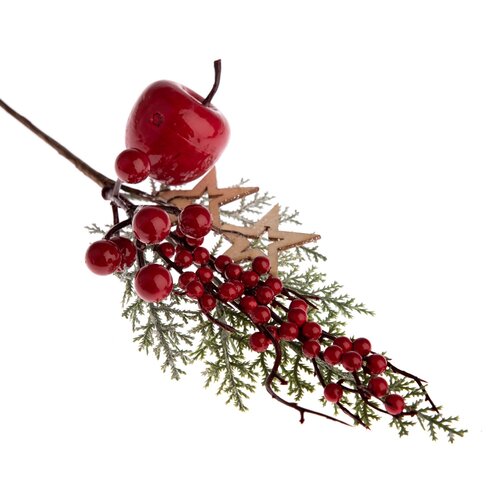 Декоративна гілочка Apple and Stars, 34 см