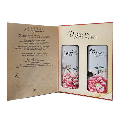 Bohemia Gifts Kosmetisches Set Buch - Zum Geburtstag