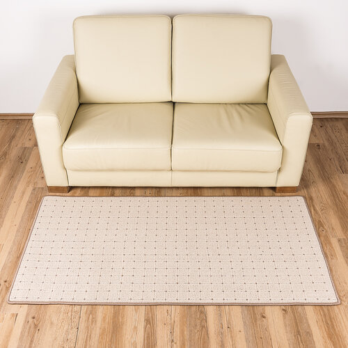 Kusový koberec Udinese béžová, 80 x 150 cm