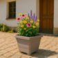 Plastia Ghiveci cu auto-apărare Bergamot, grideschis, 60 x 60