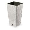 FURU SQUARE ECO WOOD virágtartó 39, 5 cm betéttel, fehér