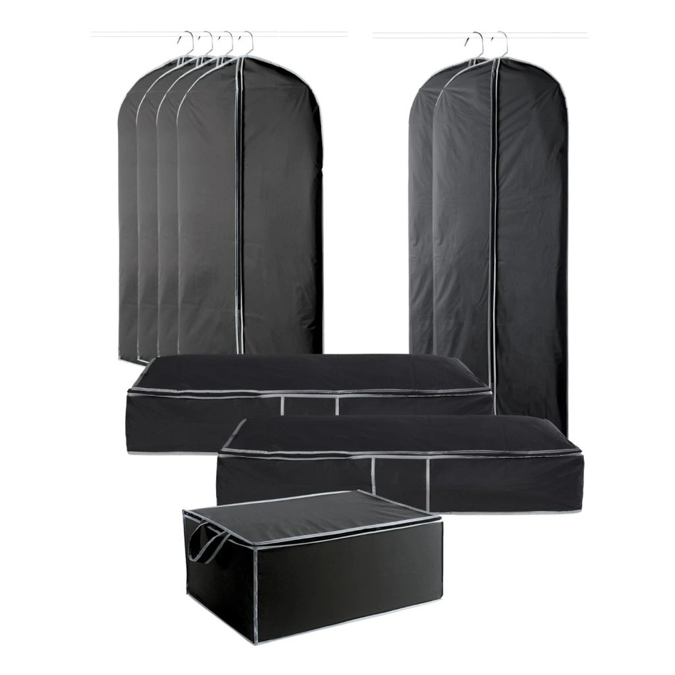 Set de huse pentru rochii Compactor,organizatoare pentru textile Urban, 9 buc