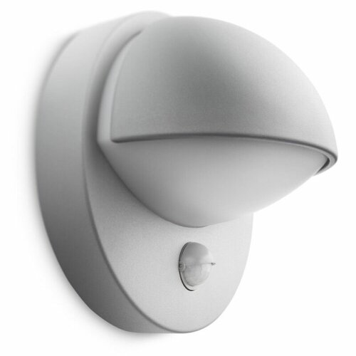 Philips 16246/87/16 June kültéri fali lámpa érzékelővel 19,5 cm, szürke, világosszürke termék 2. képe