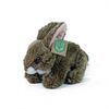 Rappa Plush ležeči zajec rjav, 17 cm