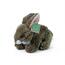 Rappa Plush ležeči zajec rjav, 17 cm
