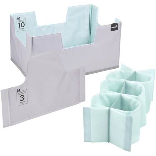 Keeeper Składany organizer na zakupy Nea set XL Aquamarine 28 l