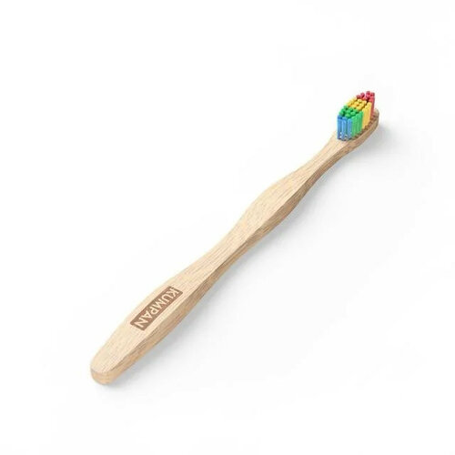 Kumpan Bambusowa szczoteczka do zębów, tęczowy