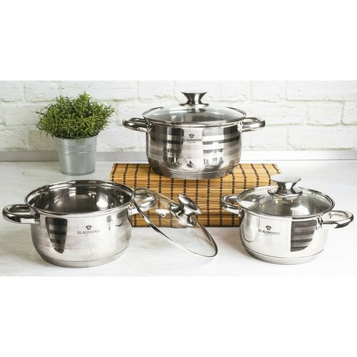 Blaumann 6 részes edénykészlet Gourmet Line