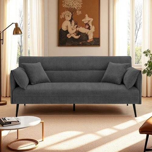 Rozkládací sofa Amelia, šedá