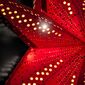 Solight LED vánoční hvězda, červená, 60 cm, 20x LED, 2x AA