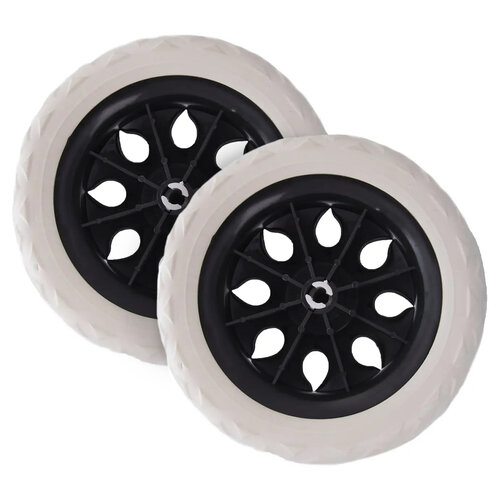 Roată de rezervă pentru geanta de cumpărături Orion Style and Flower alb, 2 buc.