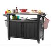 Keter Multifunkcionális kerti grillasztal UNITY XL270l grafit, 134 x 52 x 90 cm