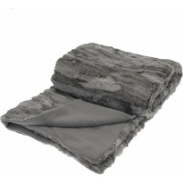 Pătură micropluș Marmură gri, 130 x 150 cm