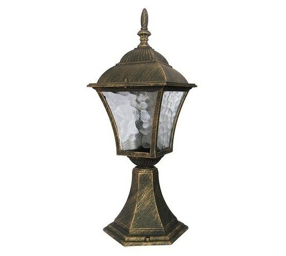 Venkovní stojací lampa Rabalux Toscana antická zlatá, 14,5 x 43 x 20,5 cm