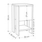 Stolik nocny Ema White