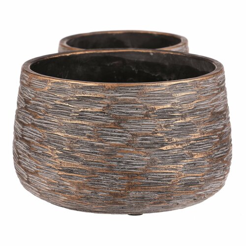 Beton burkolatok készlete Rýha, 2 db, szürke, magasság 13 cm