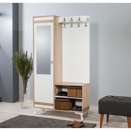 Set de hol Inci White and Sonoma Oak