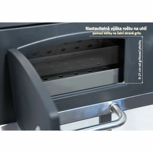 Cattara 13040 Royal faszénes grill, 102 x 60 x 106 cm