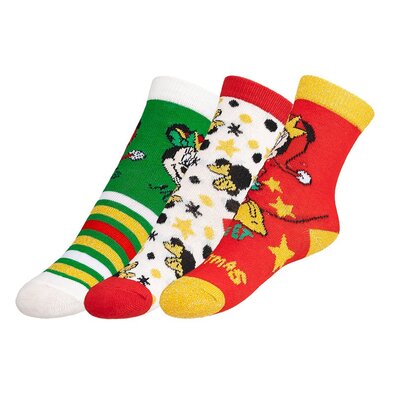 Gyermek zokni Minnie, 27-30-as méret, 3 pár