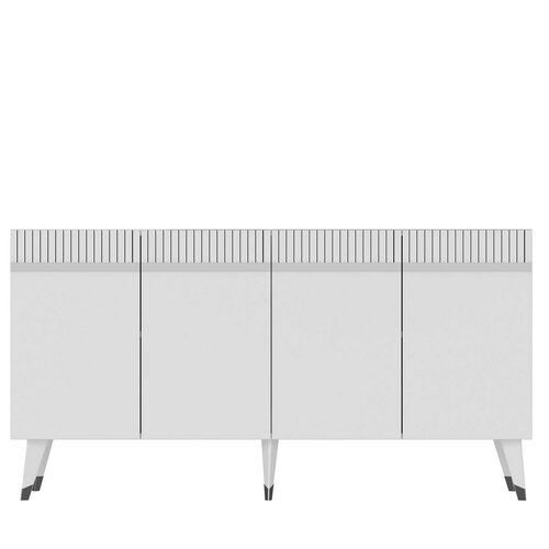 Schrank Defne White and Silver