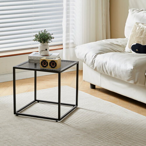 Popolnoma kovska mizica za odlaganje, 42 x 42 x 42cm