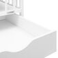 Łóżeczko New Baby Basic z szufladą, białe