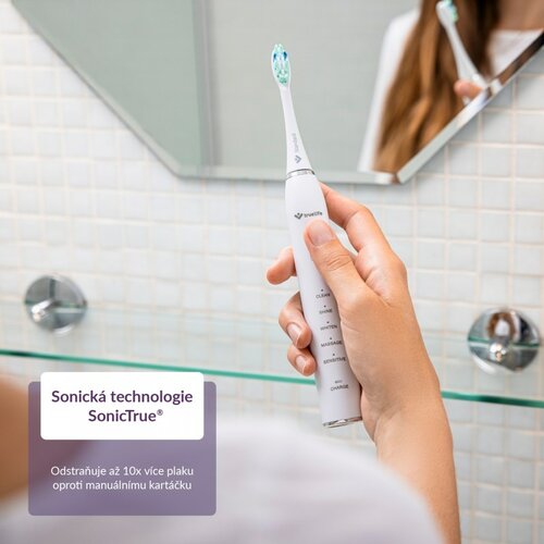 TrueLife Sonická zubná kefka SonicBrush Clean30, biela